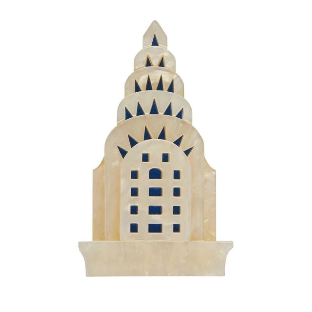 Erstwilder, “Manhattan Monument” Chrysler Building Brooch